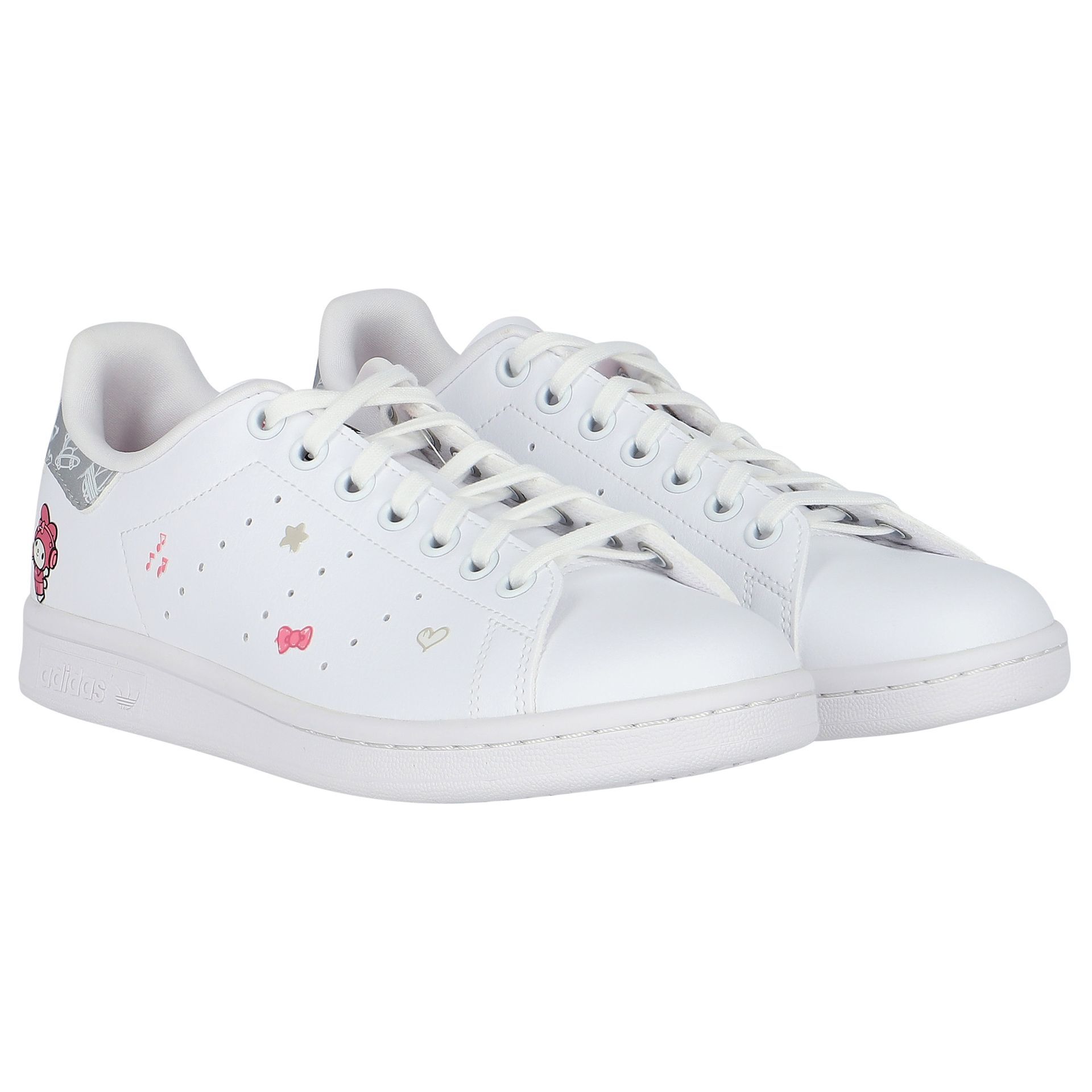Adidas Kids Girls White Stan Smith Hello Kitty Trainers Junior Couture UAE