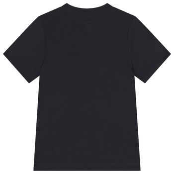 تيشيرت اولاد بشعار جوردان باللون الاسود 