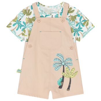 Baby Boys T-Shirt & Dungarees Set