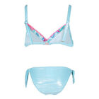 Girls Blue Crochet Bikini, 1, hi-res