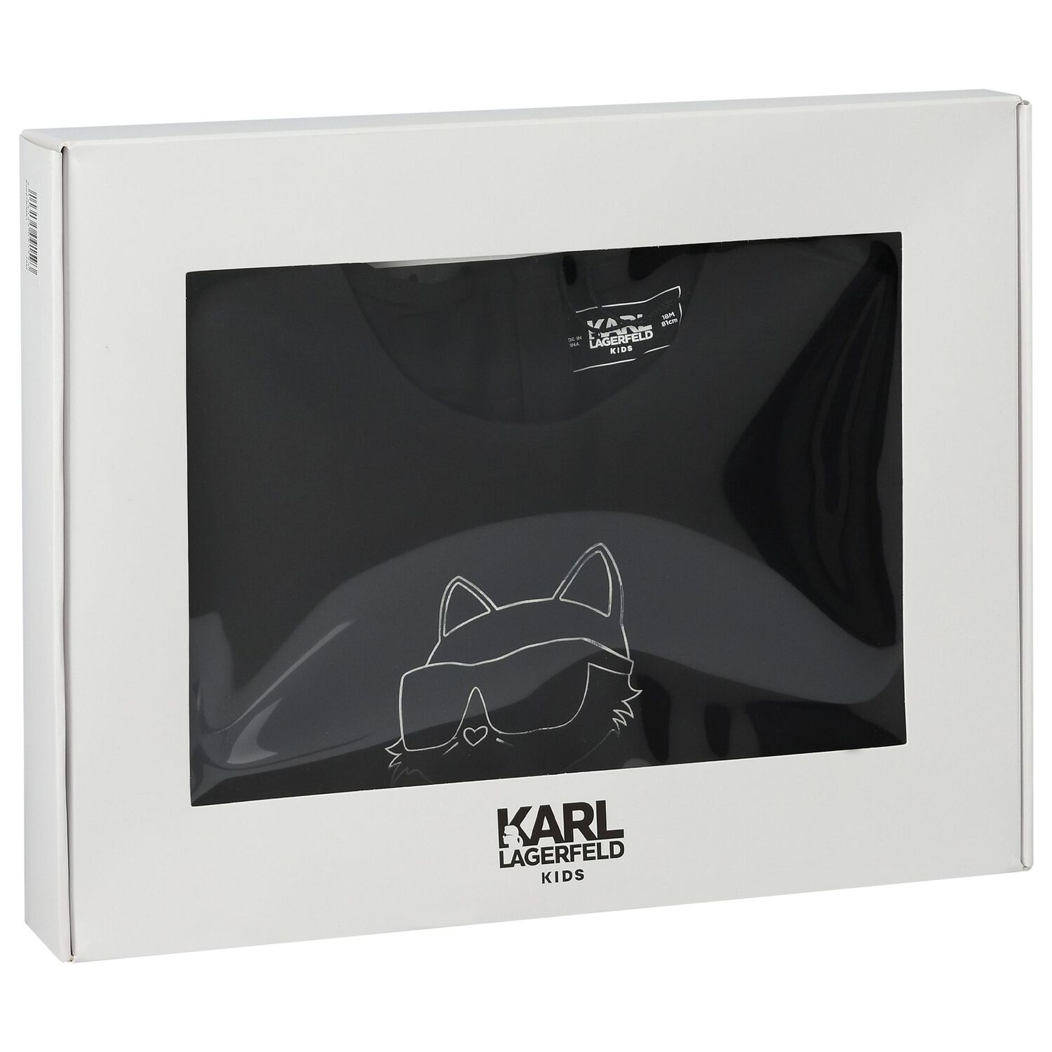 فستان بنات تول بشعار شوبيت باللون الأسود, 1, hi-res