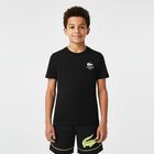 Boys Black Logo T-Shirt, 1, hi-res