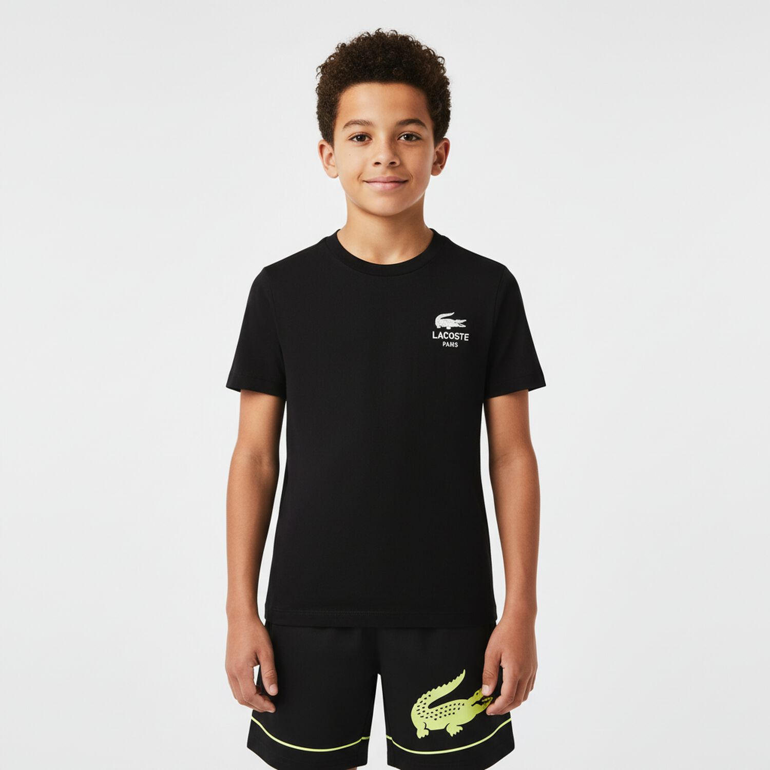 Boys Black Logo T-Shirt, 1, hi-res image number null