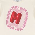 فستان بنات بالشعار باللون البيج, 1, hi-res