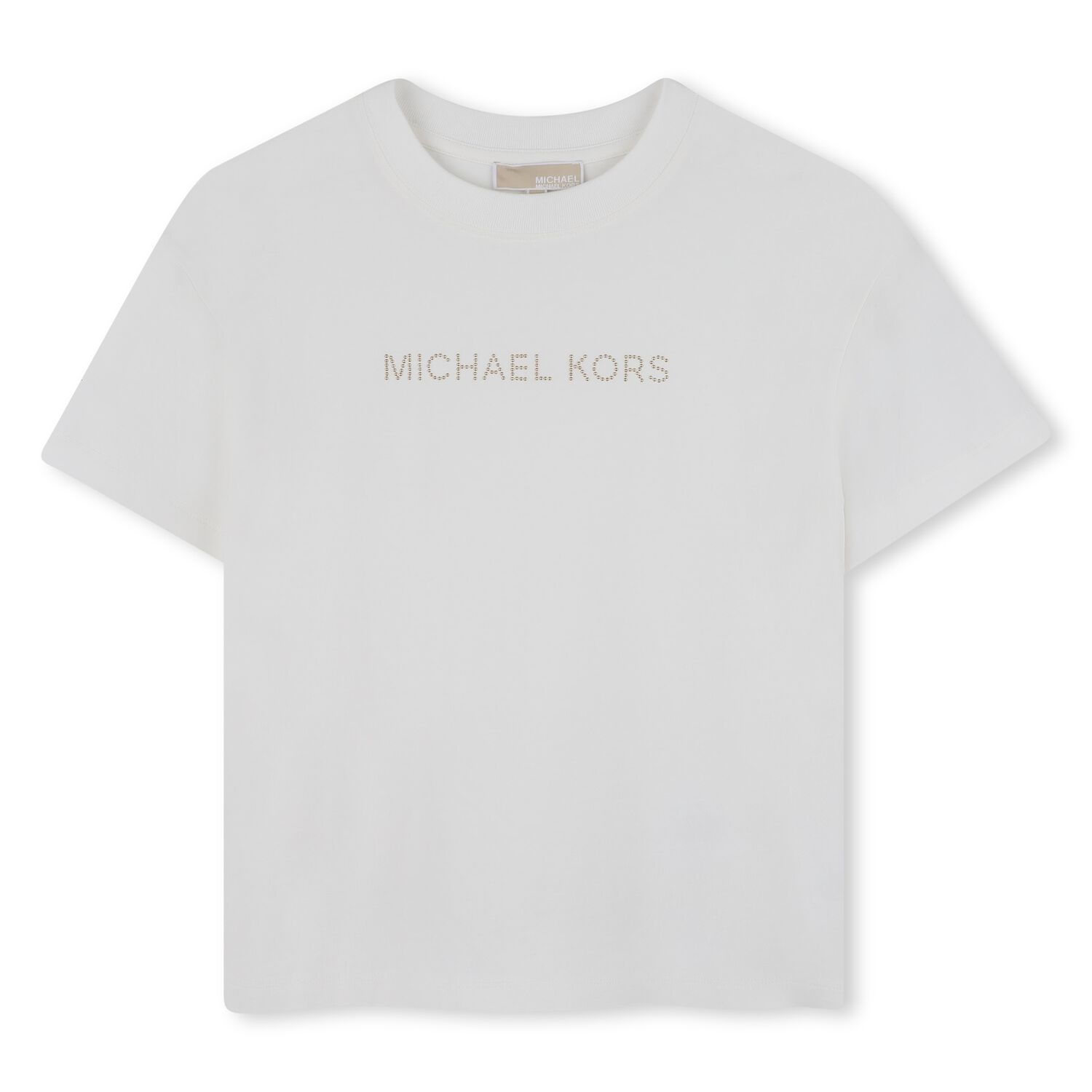 Girls Ivory Logo T-Shirt, 1, hi-res