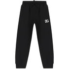 Boys Black Logo Joggers, 1, hi-res