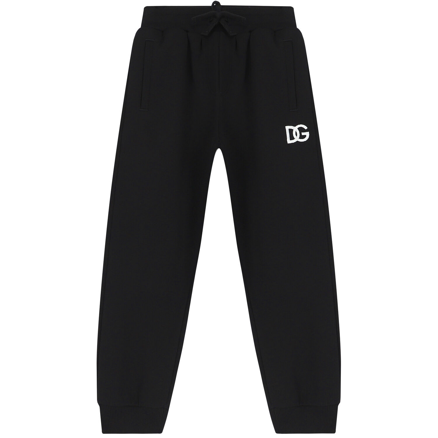 Boys Black Logo Joggers, 1, hi-res