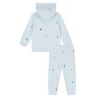 Baby Boys Blue Logo Tracksuit, 1, hi-res