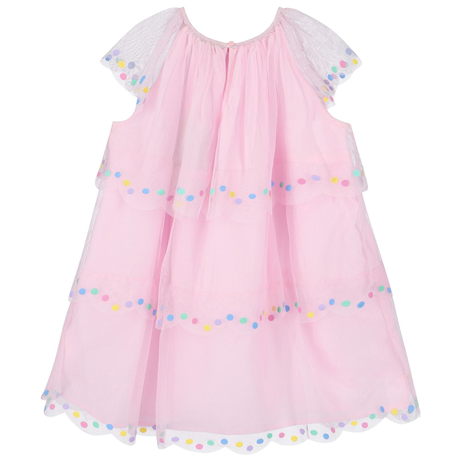 Girls Pink Tulle Dress, 1, hi-res image number null