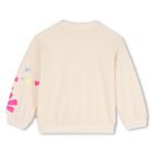 Girls Beige Sequin Rainbow Sweatshirt, 1, hi-res