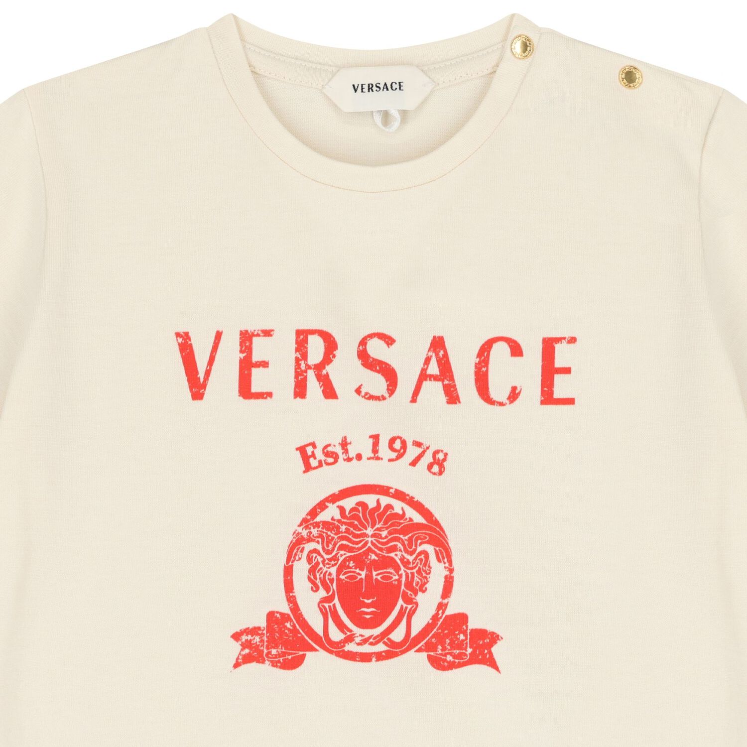 Younger Ivory Medusa Logo T-Shirt, 1, hi-res