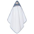 Baby Boys Blue Hooded Towel , 3, hi-res