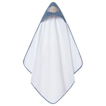 Baby Boys Blue Hooded Towel 