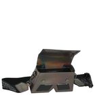 حقيبة يد للبنات بشعار باللونين البيج والأسود, 1, hi-res