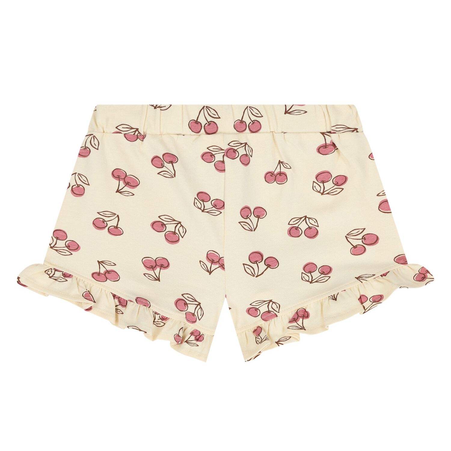 طقم شورت للبنات باللون  الوردى و الاصفر , 1, hi-res