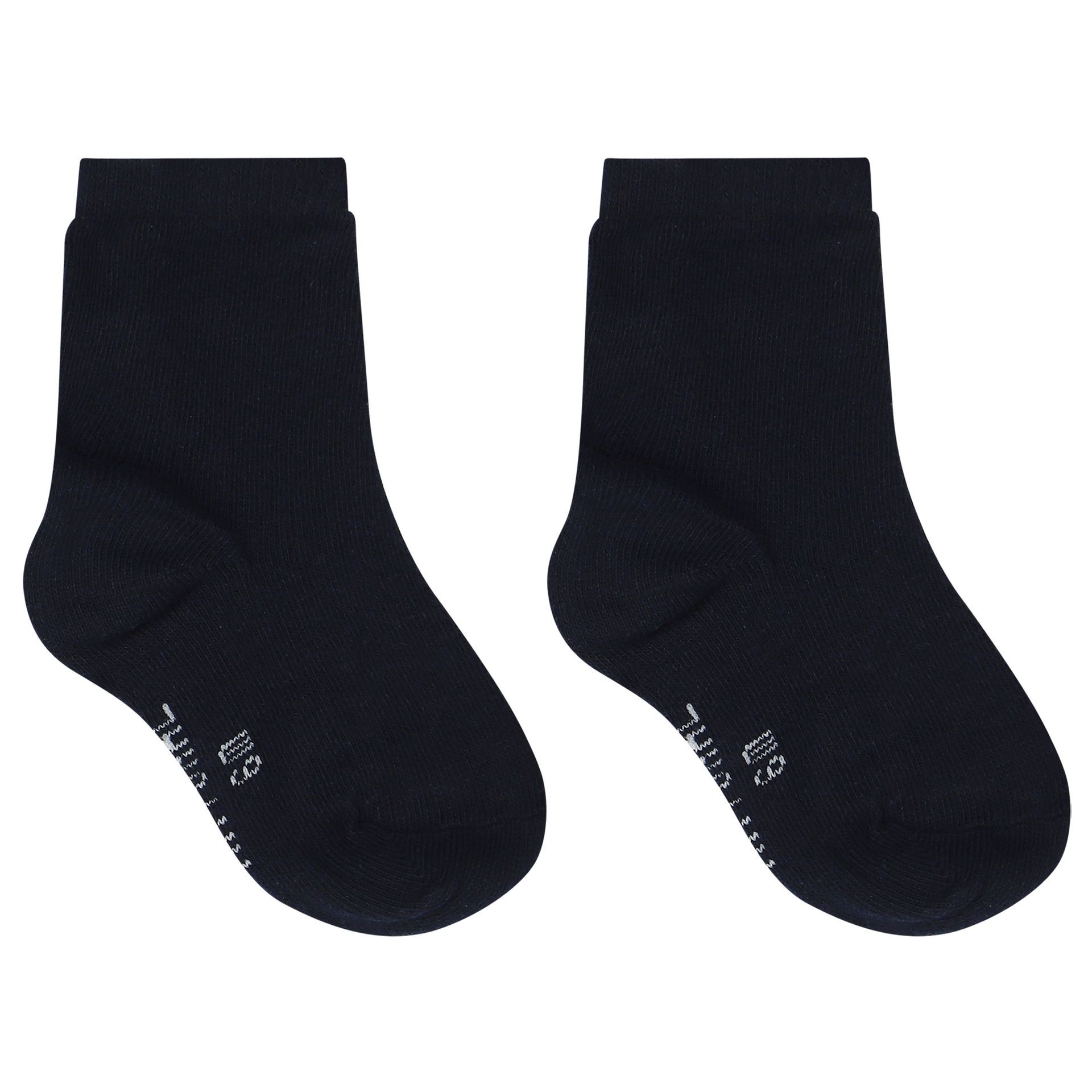 Navy blue top baby socks