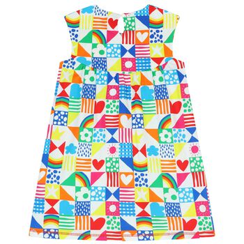 Girls Multi-Coloured Hearts Dress