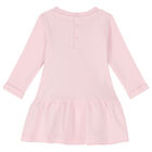 Younger Girls Pink Logo Dress Set, 1, hi-res