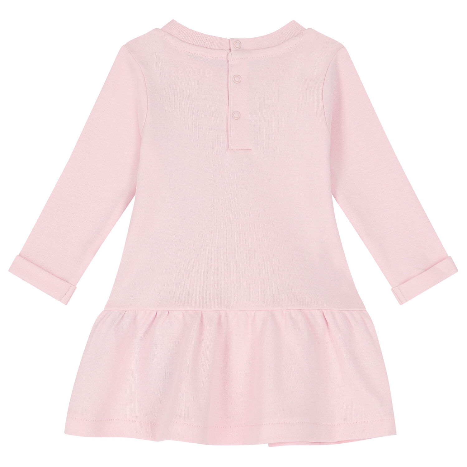 Younger Girls Pink Logo Dress Set, 1, hi-res