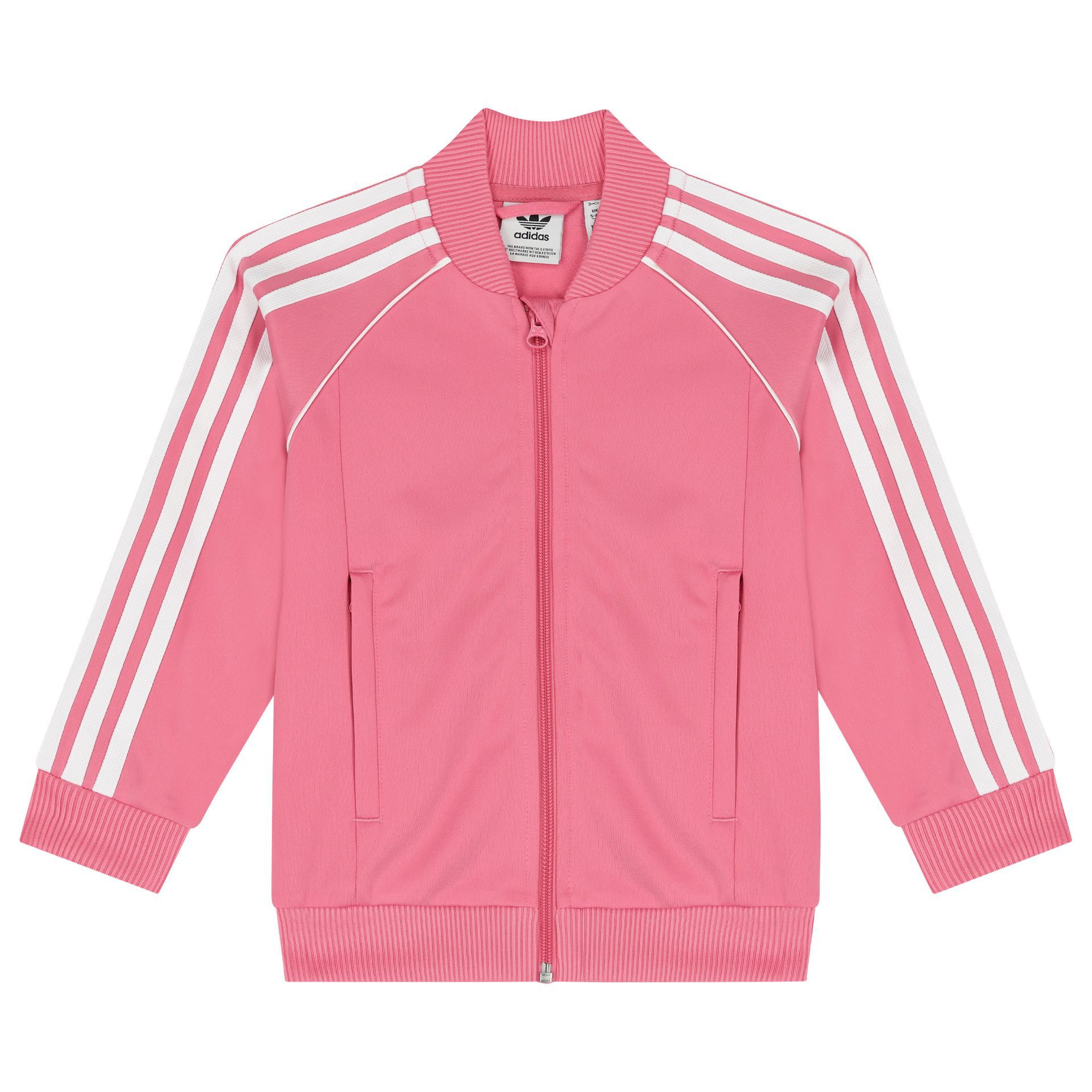 Youth adidas tracksuit pink top