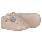 Baby Boys Beige Pre Walker Shoes, 2, hi-res