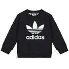 بدلة رياضية بالشعار باللون الأسود للأولاد, 1, hi-res