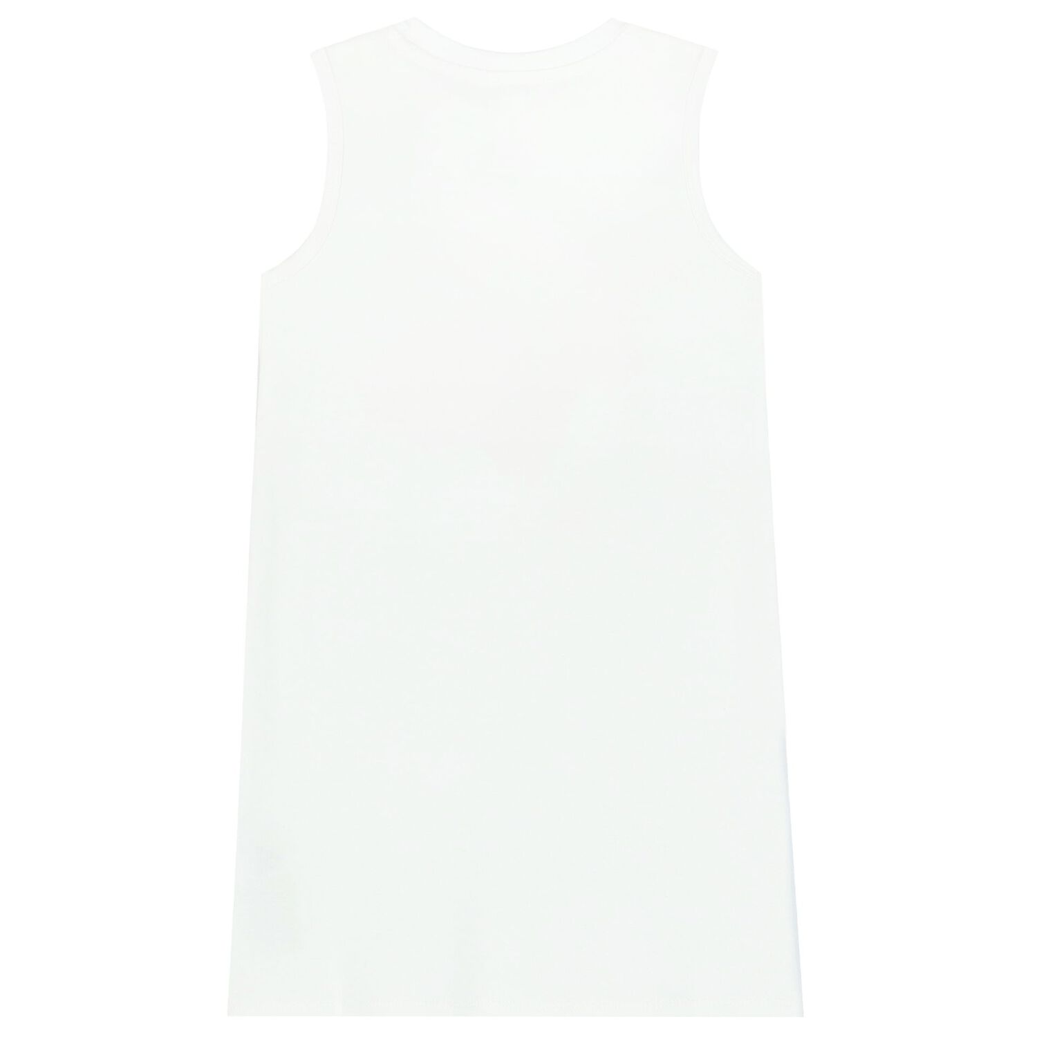 Girls White Logo Cherry Blossom Dress, 1, hi-res