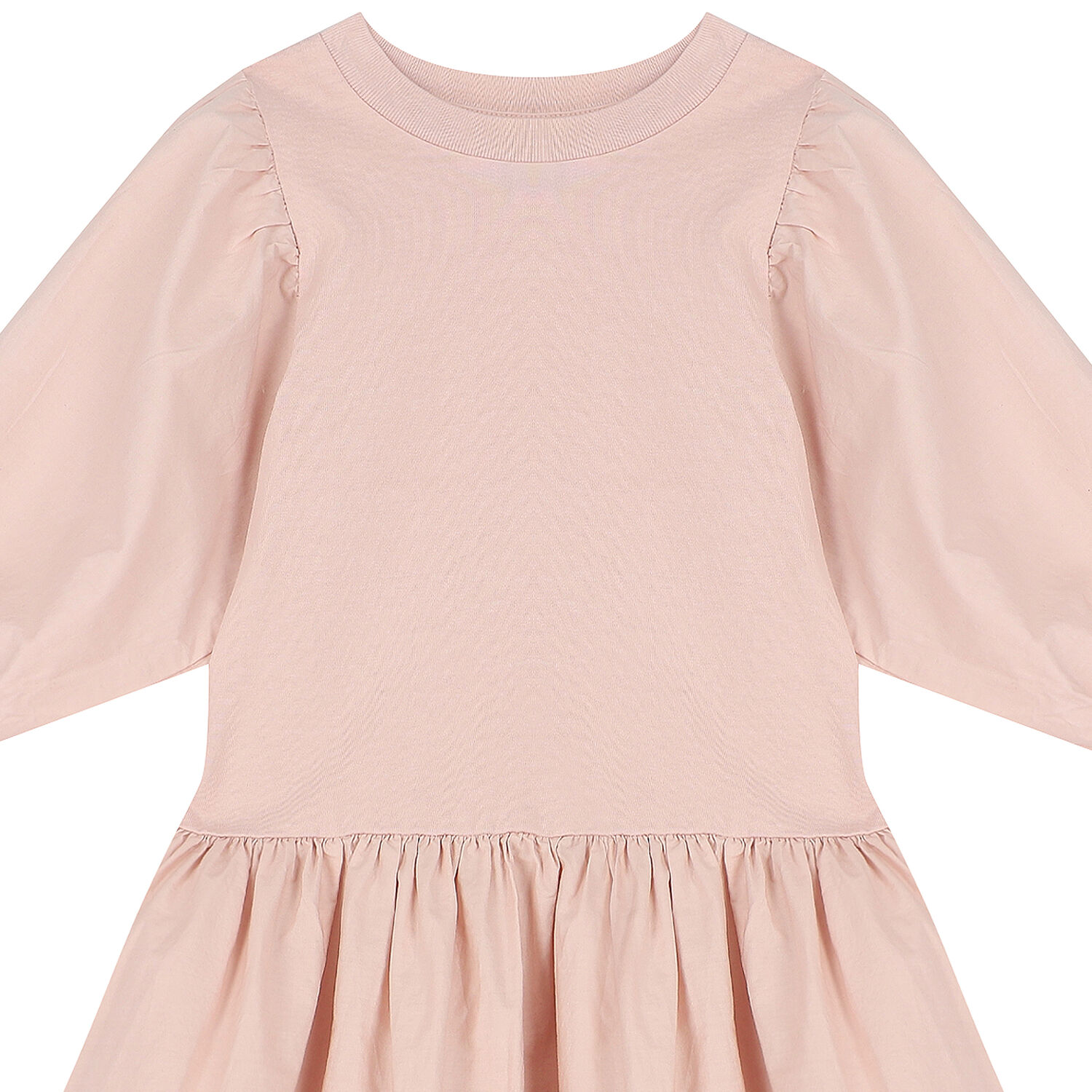 فستان متسع باللون الزهري, 1, hi-res