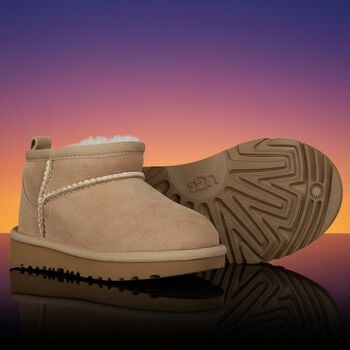 Sand Classic Ultra Mini Suede Boots