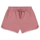 Younger Girls Pink Shorts, 1, hi-res