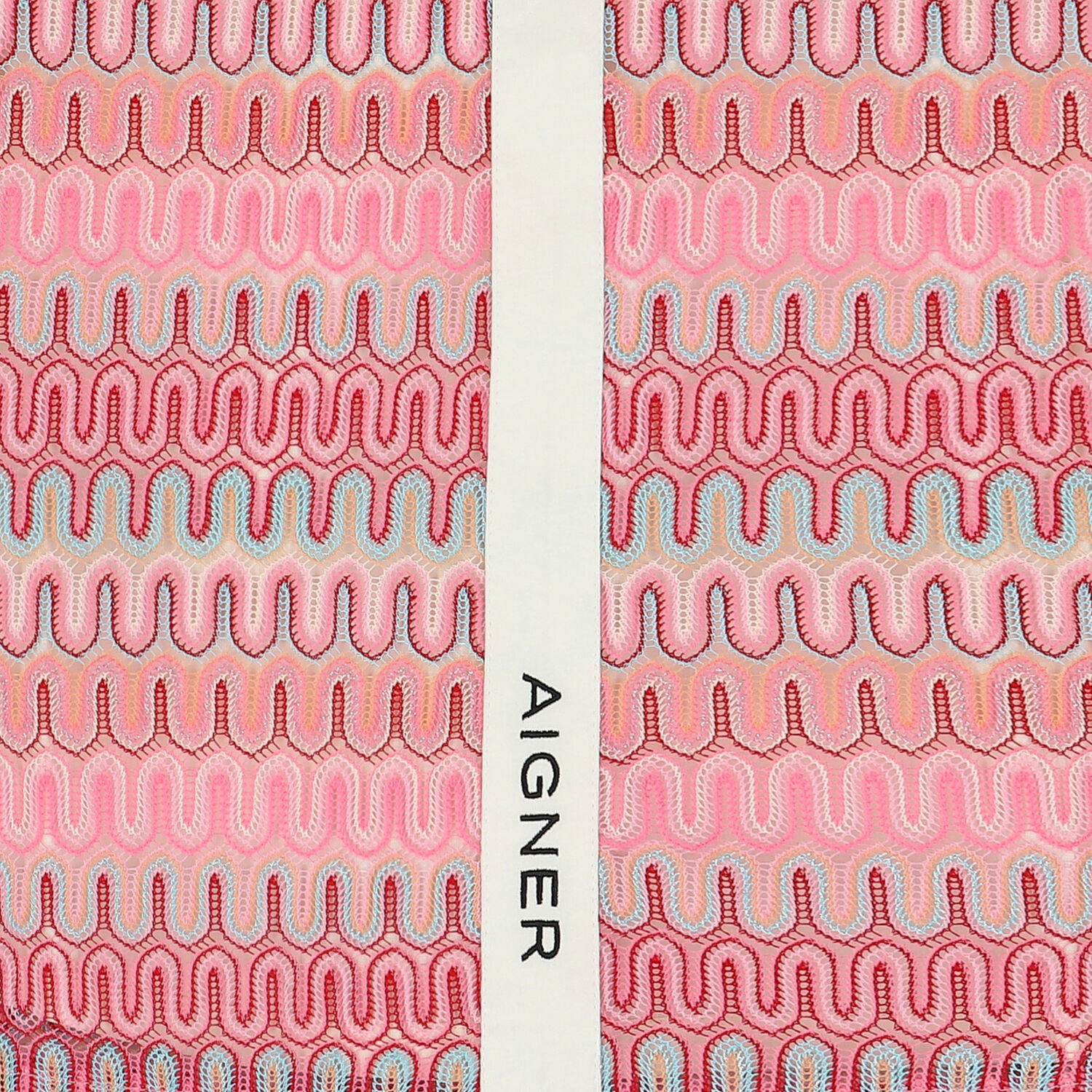 Girls Pink Crochet Lace Dress, 1, hi-res