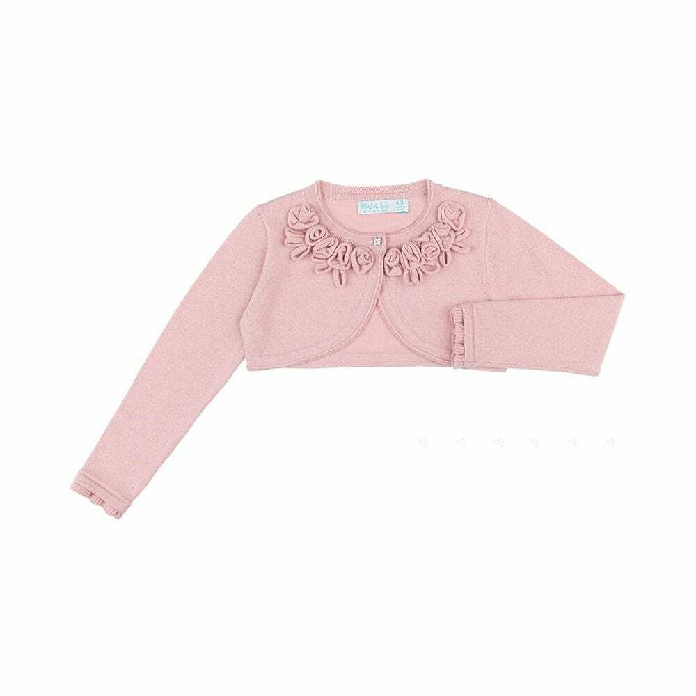 Pale pink bolero cardigan discount