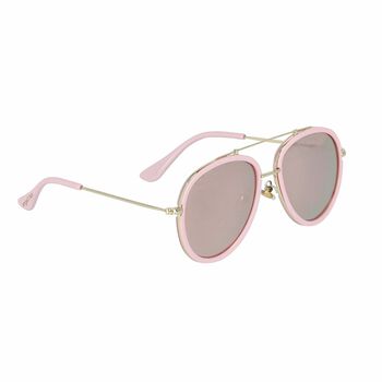 نظارة شمسية باللون الوردي للبنات