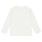 Boys Ivory Glow in the Dark Long Sleeve Top, 2, hi-res