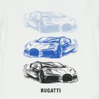 تيشيرت اولاد بالشعار باللون الابيض , 1, hi-res