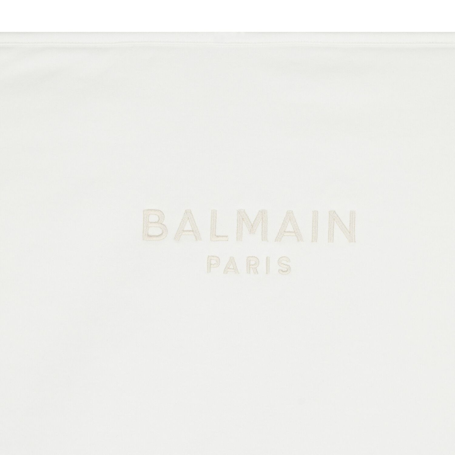 White & Yellow Logo Baby Blanket, 1, hi-res