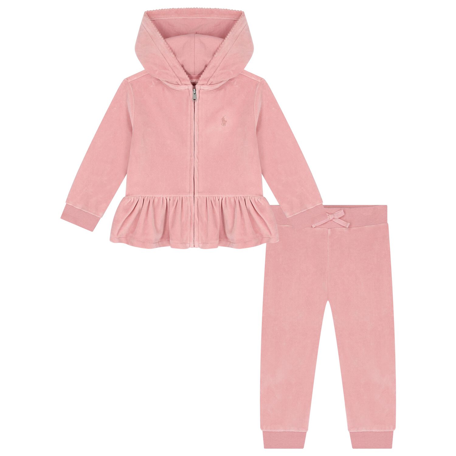 Baby Girls Pink Logo Tracksuit, 1, hi-res