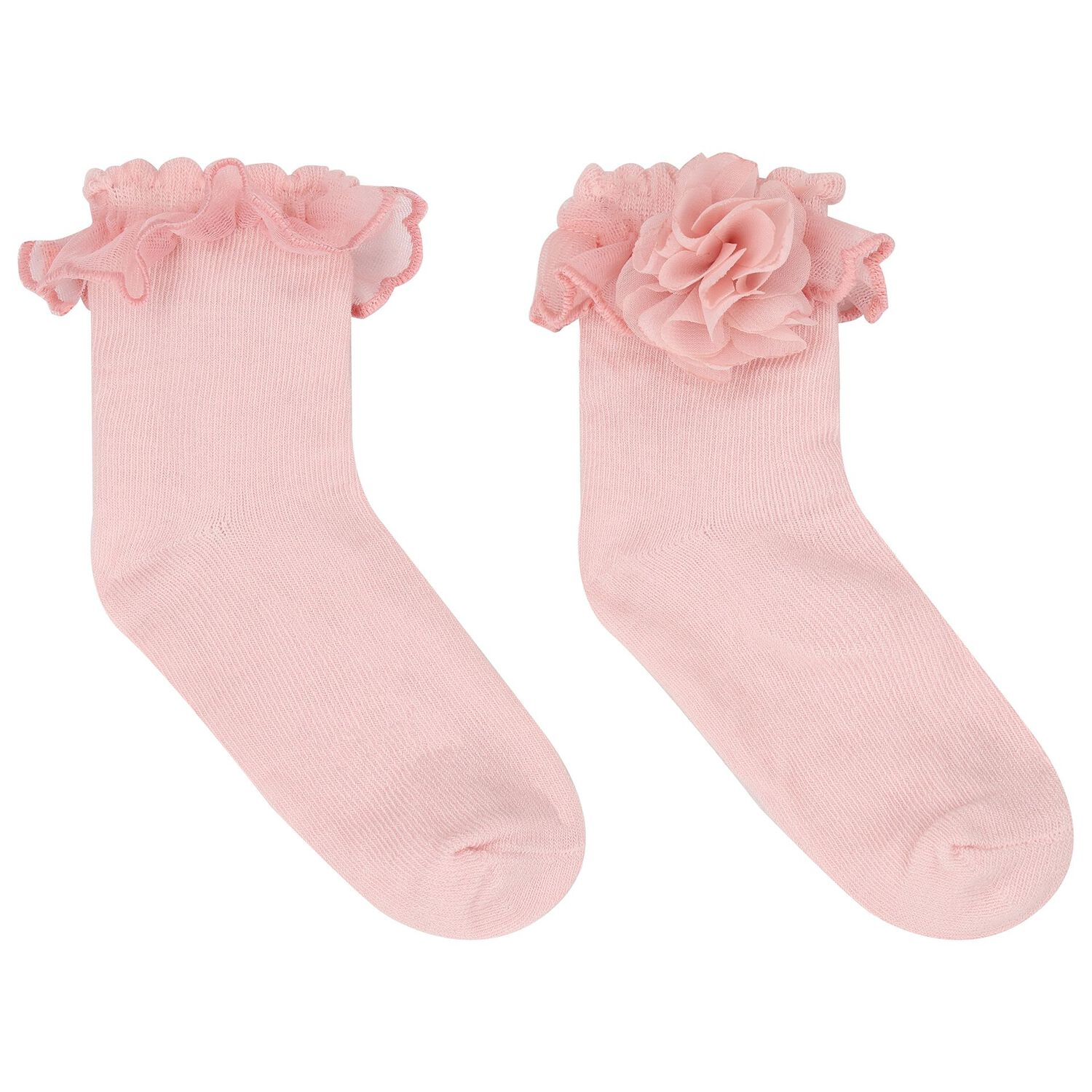 Baby Girls Pink Headband & Socks Set, 3, hi-res image number null