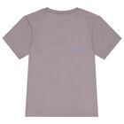Beige Logo Softskin T-Shirt, 3, hi-res