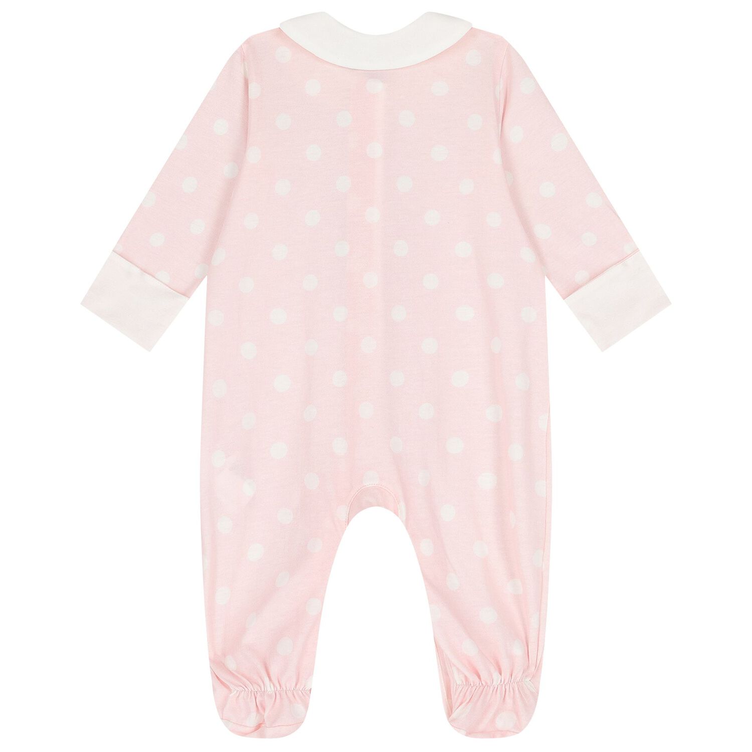 Baby Girls Pink & White Polka Dots Babygrow Gift Set, 1, hi-res
