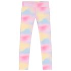 Girls Multi-Coloured Logo Leggings, 1, hi-res