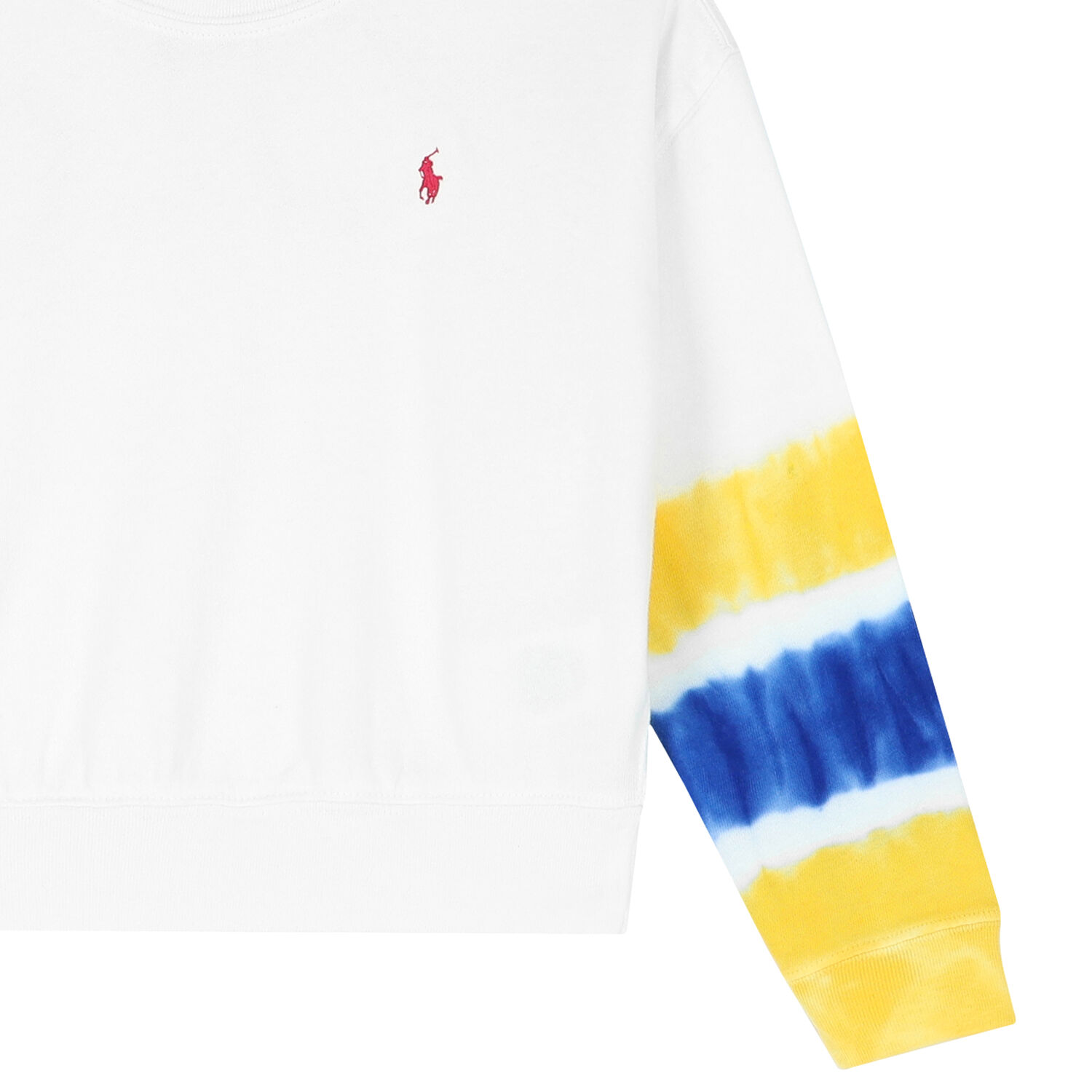 Girls White Logo Sweatshirt, 1, hi-res