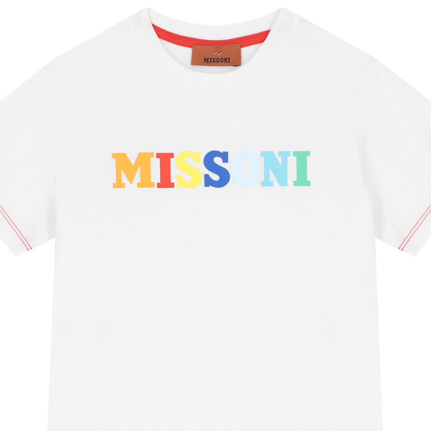 Boys White Logo T-Shirt, 1, hi-res image number null