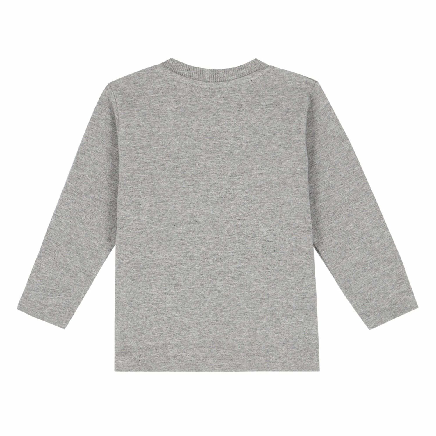 Grey Teddy Logo Long Sleeve Top, 3, hi-res image number null