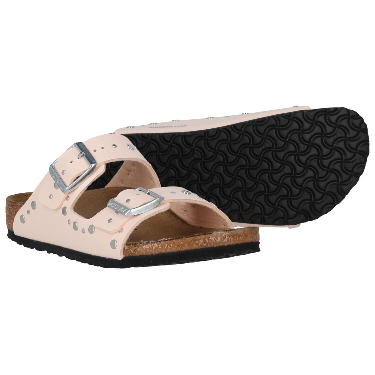 Girls Pink Arizona Rivets Bfbc Light Rose Sandals, 1, hi-res