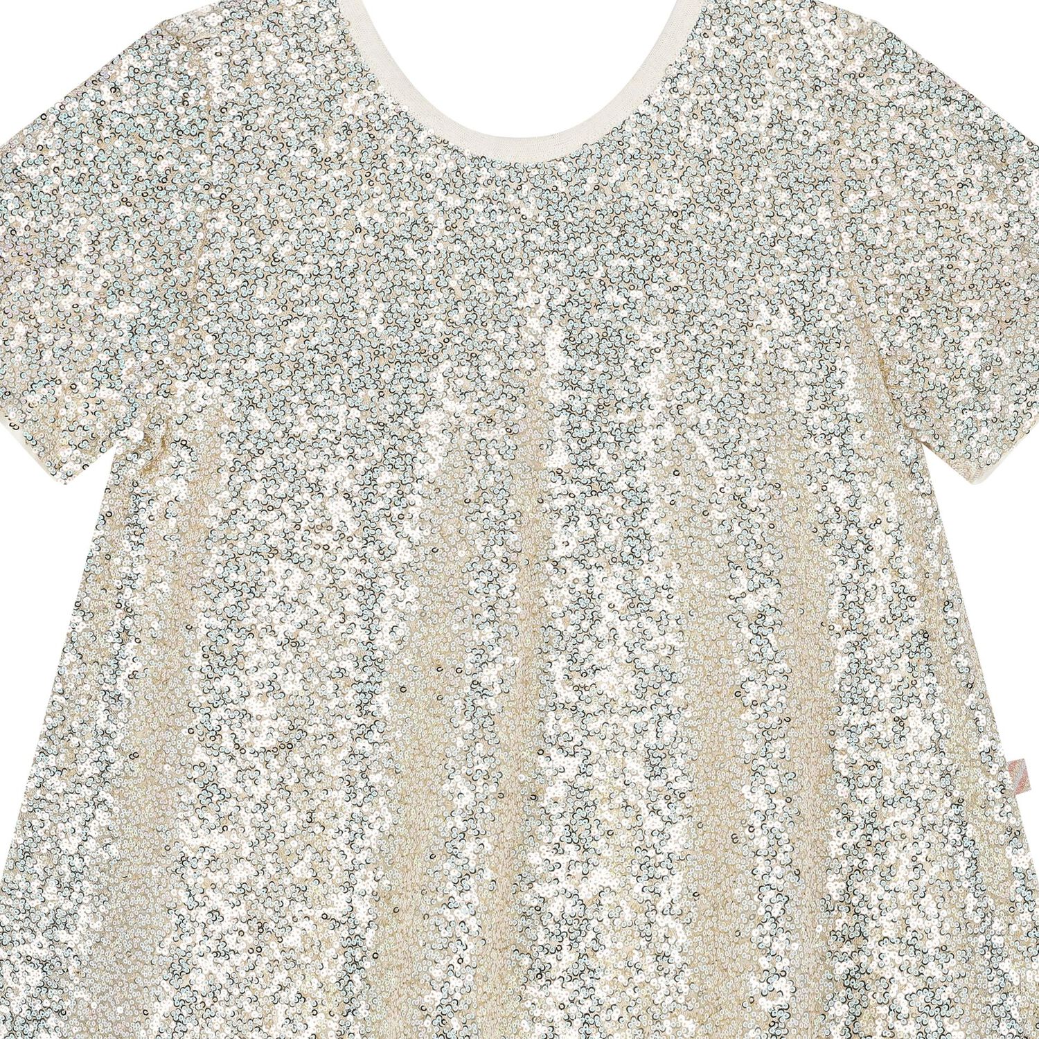 Girls Gold Sequin Dress, 1, hi-res