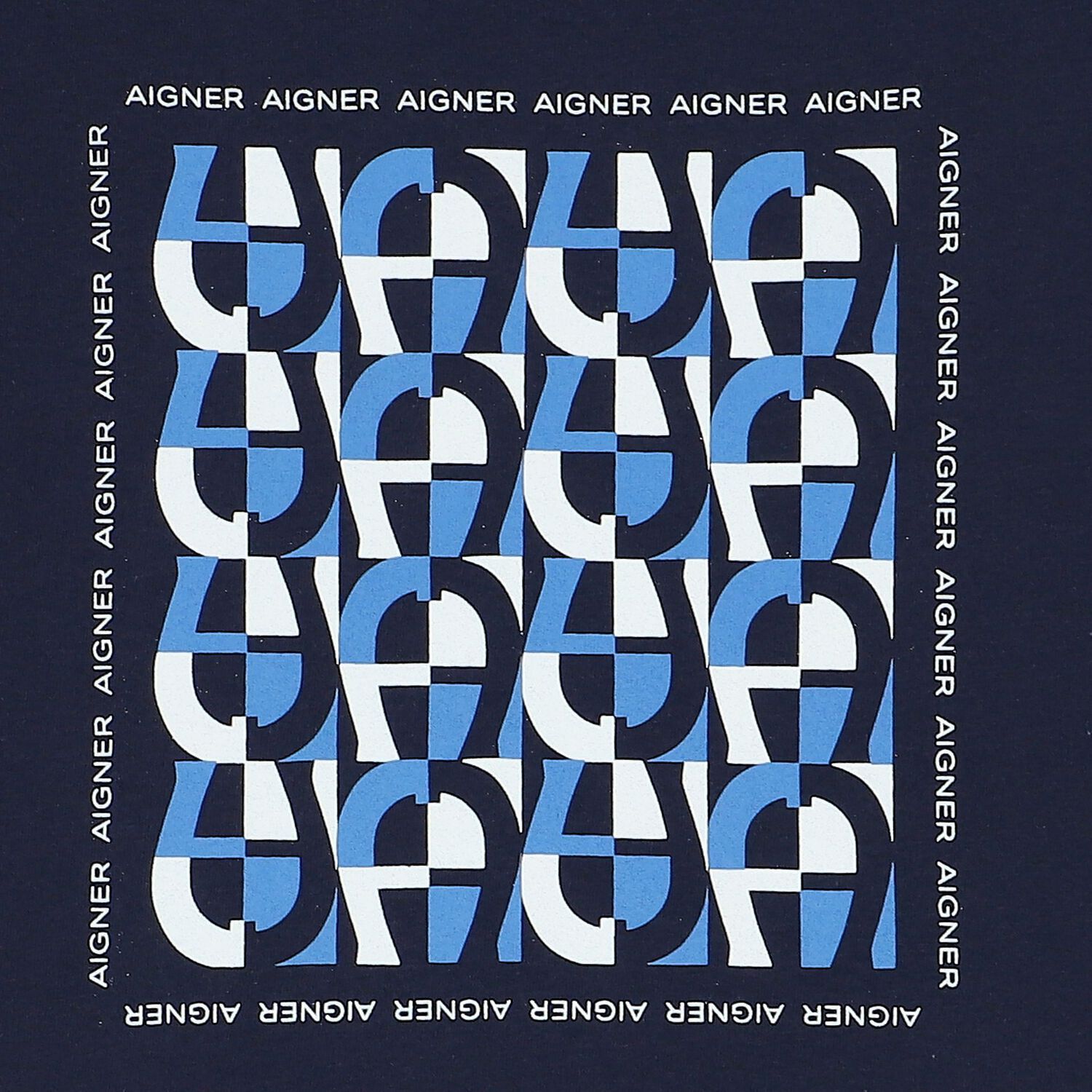 Boys Navy Blue Logo T-Shirt, 3, hi-res