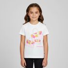 Girls White Logo Bag T-Shirt, 2, hi-res