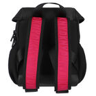 Black Logo Backpack, 1, hi-res