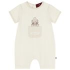 رومبير أطفال بشعار دب تيدي باللون العاجي, 1, hi-res